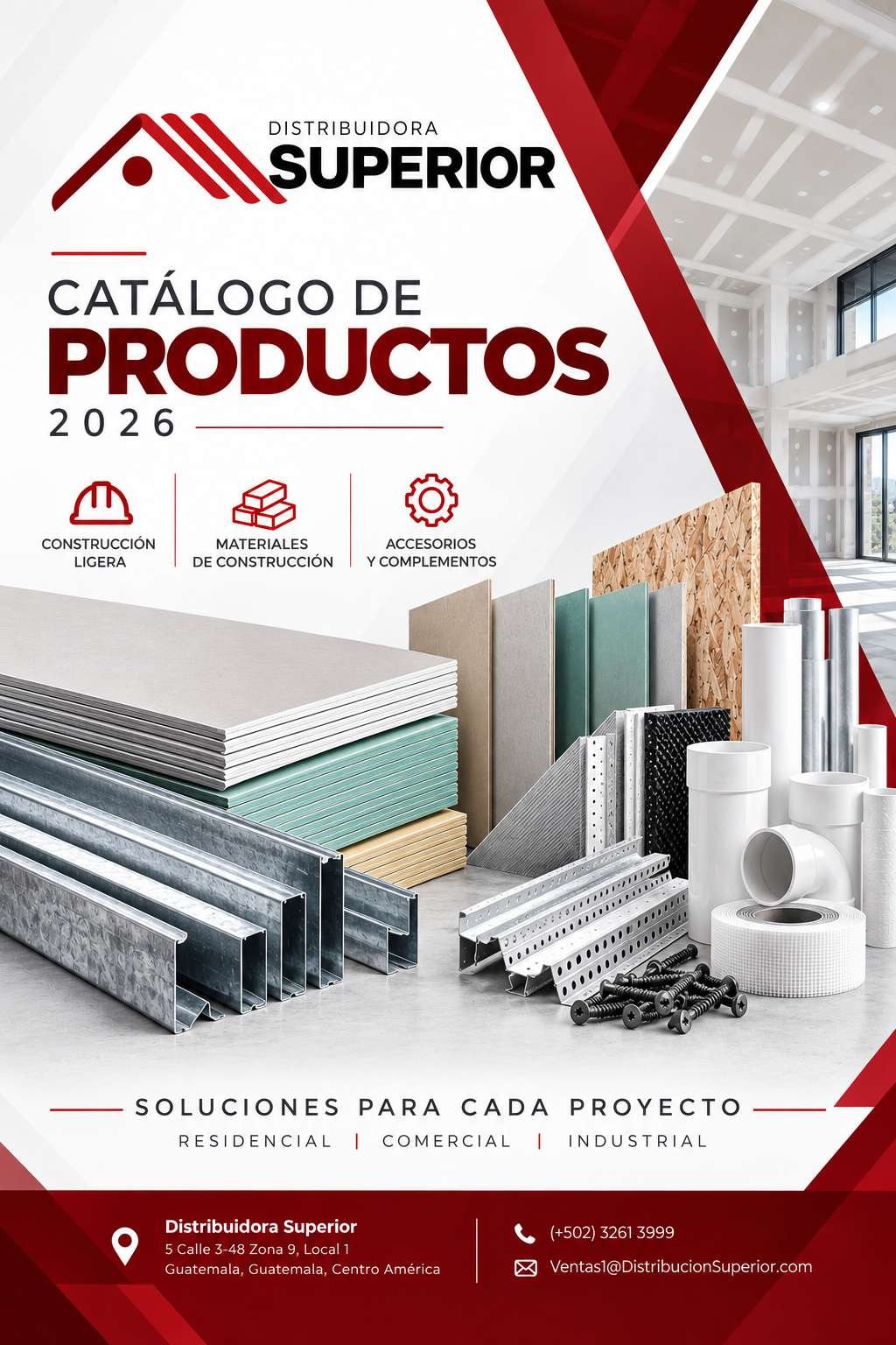 Portada del catálogo de Distribuidora Superior