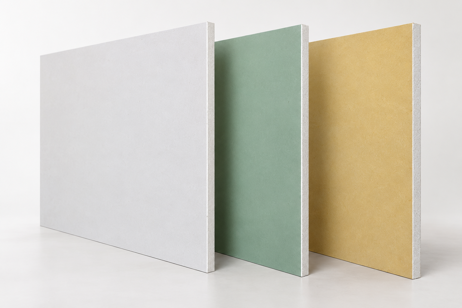 Paneles blanco, verde y amarillo; imagen ilustrativa